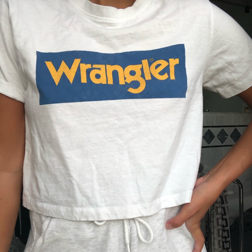 Wrangler cropped t-shirt